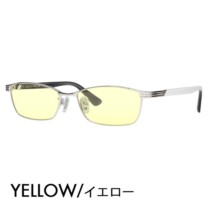 [Authorized Retailer] Police Glasses Frame Sunglasses Color Lens Set VPLN73J 0579 54 POLICE Metal Square Men's Women's Fashion Glasses 