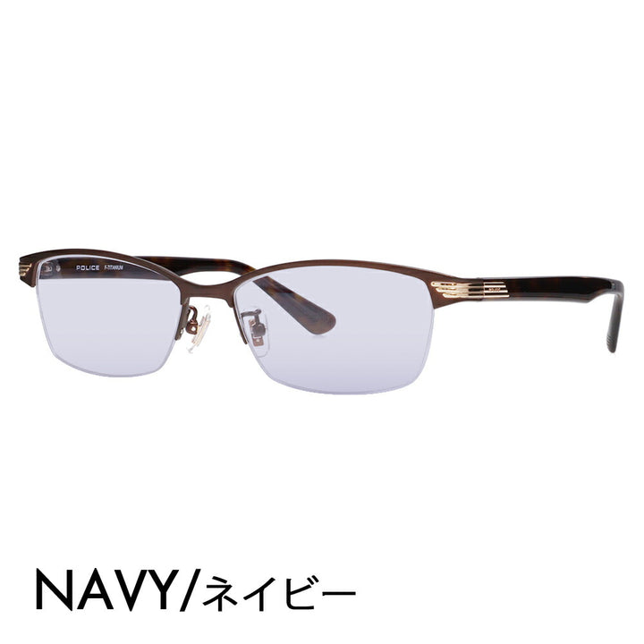 [Authorized Retailer] Police Glasses Frame Sunglasses Color Lens Set VPLN74J 0MB1 55 POLICE Nylor Square Men's Women's Fashion Glasses 