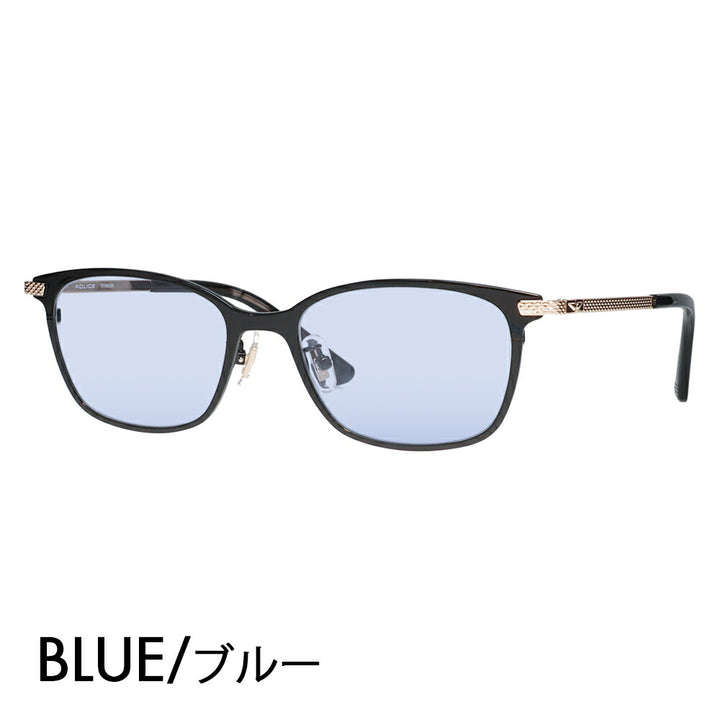 【正规品贩売店】ポrisu メガネ fereーム サngugurasu カラーrenzuzetto VPLN75J 0530 52 POLICE メタル ウェrinton メンズ redetisu 伊达眼镜