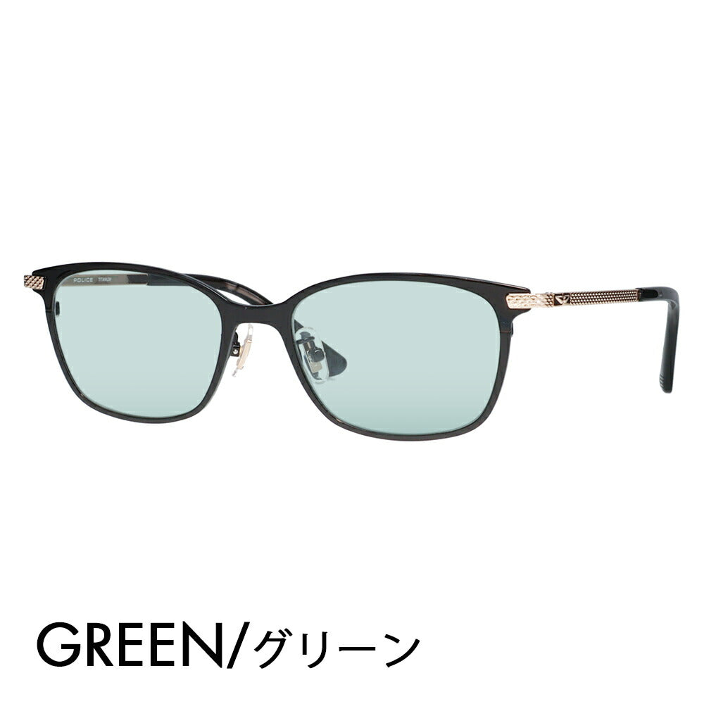 【正规品贩売店】ポrisu メガネ fereーム サngugurasu カラーrenzuzetto VPLN75J 0530 52 POLICE メタル ウェrinton メンズ redetisu 伊达眼镜