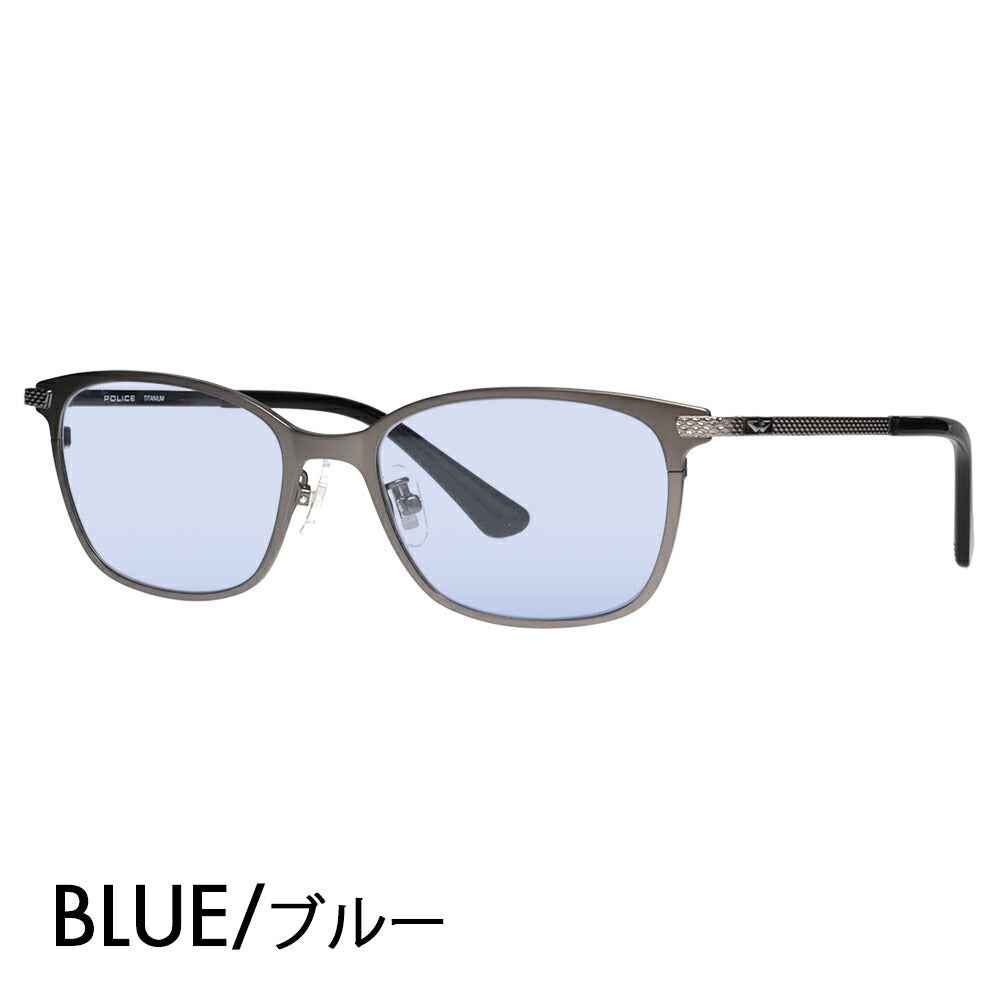 【正规品贩売店】ポrisu メガネ fereーム サngugurasu カラーrenzuzetto VPLN75J 0627 52 POLICE メタル ウェrinton メンズ redetisu 伊达眼镜