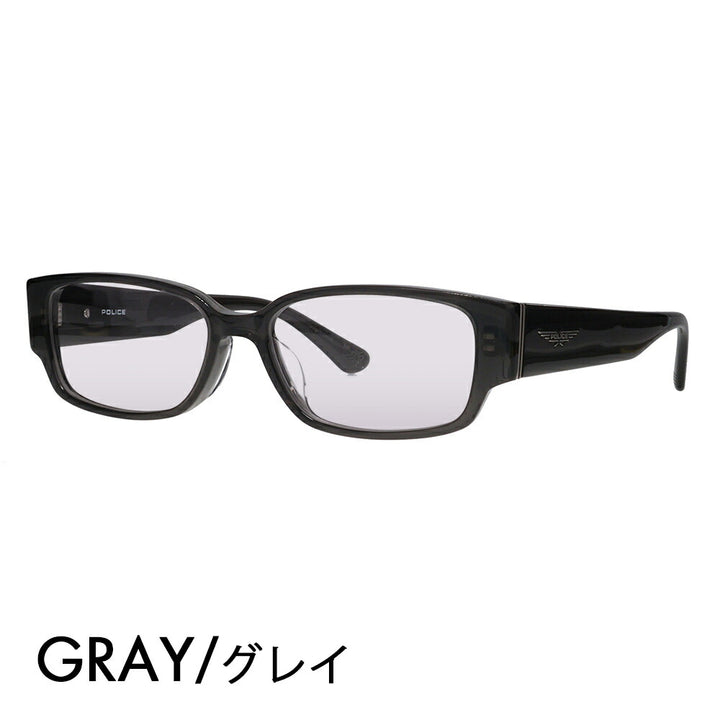 [Authorized Retailer] Police Glasses Frame Sunglasses Color Lens Set VPLP36J 04AL 54 POLICE 2024 Model Men's Square Cell Japan Model Fashion Glasses 