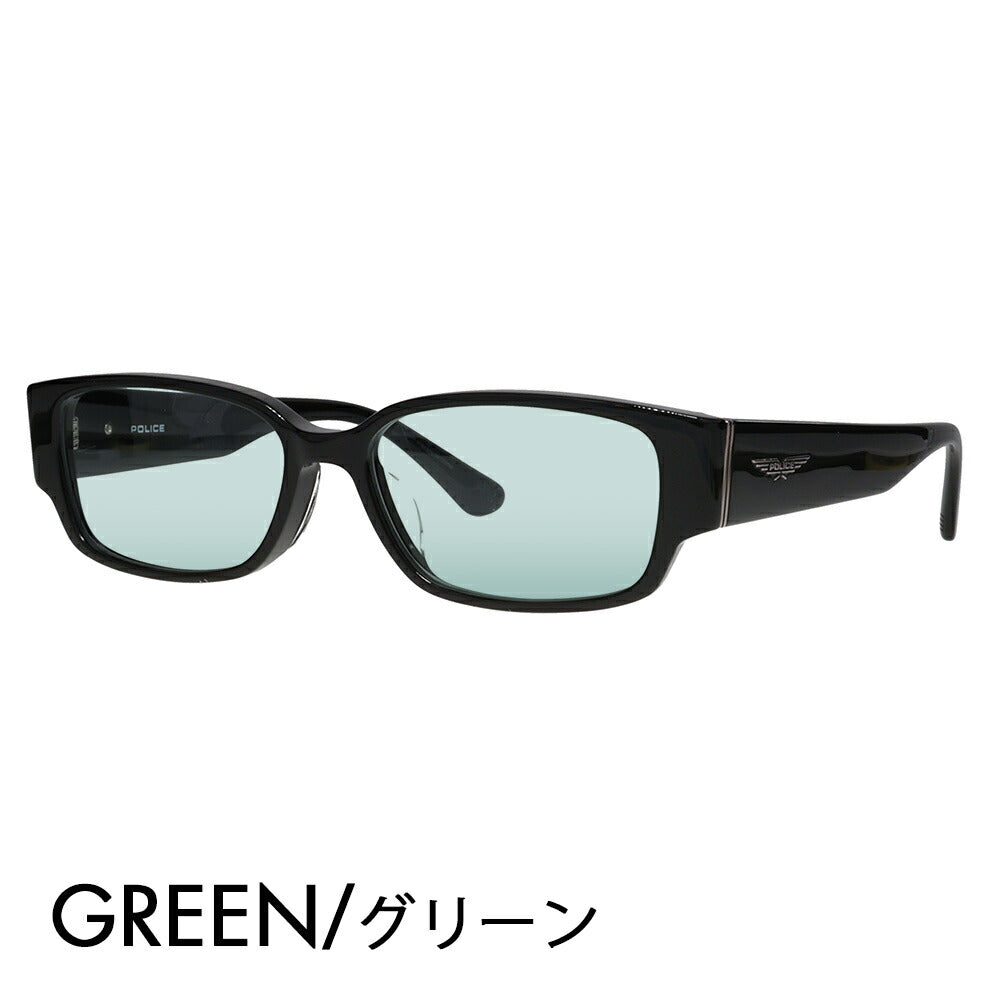 [Authorized Retailer] Police Glasses Frame Sunglasses Color Lens Set VPLP36J 0700 54 POLICE 2024 Model Men's Square Cell Japan Model Fashion Glasses 