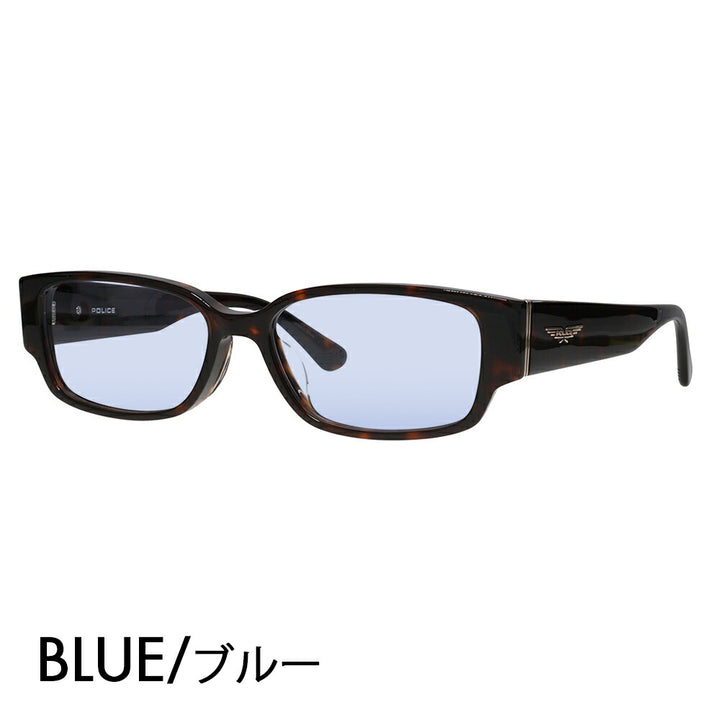 [Authorized Retailer] Police Glasses Frame Sunglasses Color Lens Set VPLP36J 0710 54 POLICE 2024 Model Men's Square Cell Japan Model Fashion Glasses 