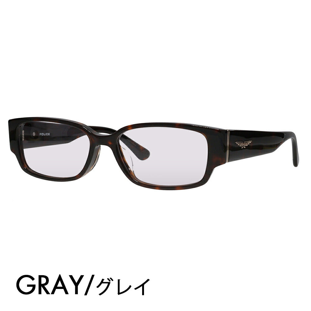 [Authorized Retailer] Police Glasses Frame Sunglasses Color Lens Set VPLP36J 0710 54 POLICE 2024 Model Men's Square Cell Japan Model Fashion Glasses 