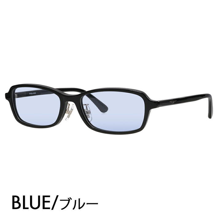 [Authorized Retailer] Police Glasses Frame Sunglasses Color Lens Set VPLP38J 0700 53 POLICE 2024 Model Men's Square Cell Japan Model Fashion Glasses 