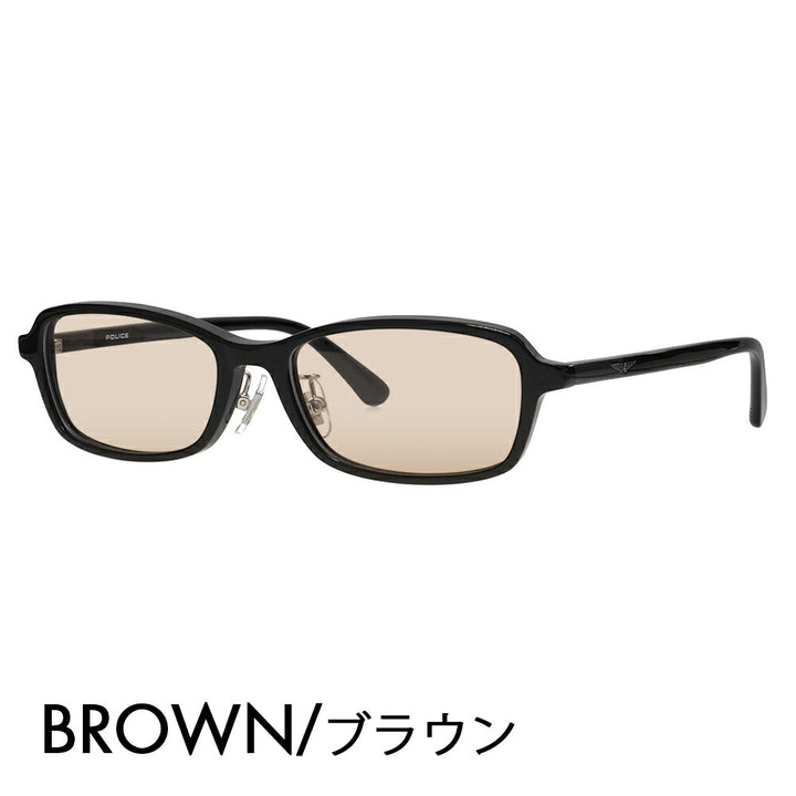 [Authorized Retailer] Police Glasses Frame Sunglasses Color Lens Set VPLP38J 0700 53 POLICE 2024 Model Men's Square Cell Japan Model Fashion Glasses 