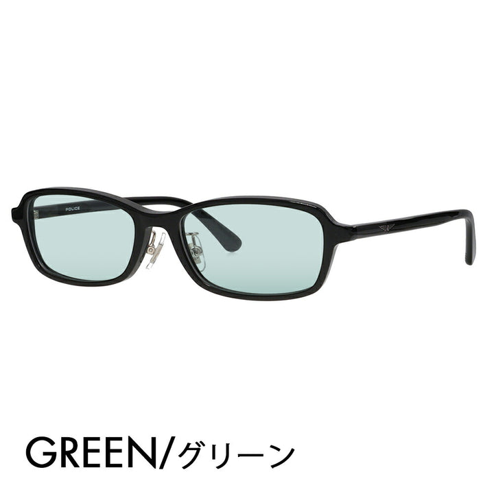 [Authorized Retailer] Police Glasses Frame Sunglasses Color Lens Set VPLP38J 0700 53 POLICE 2024 Model Men's Square Cell Japan Model Fashion Glasses 