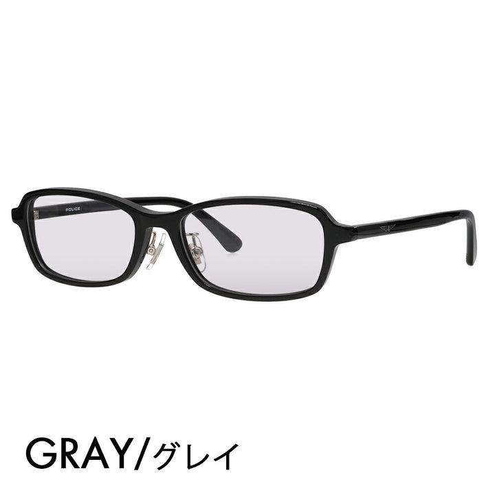 [Authorized Retailer] Police Glasses Frame Sunglasses Color Lens Set VPLP38J 0700 53 POLICE 2024 Model Men's Square Cell Japan Model Fashion Glasses 