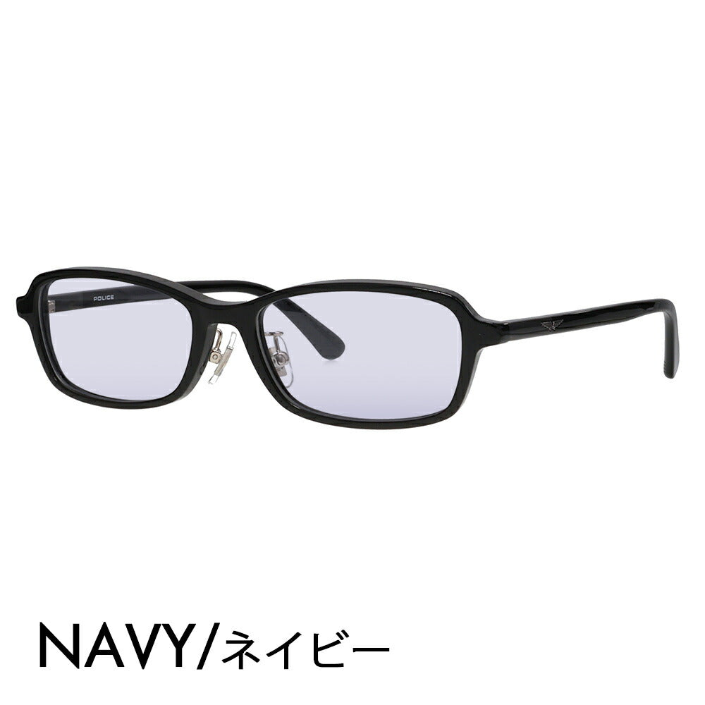 [Authorized Retailer] Police Glasses Frame Sunglasses Color Lens Set VPLP38J 0700 53 POLICE 2024 Model Men's Square Cell Japan Model Fashion Glasses 