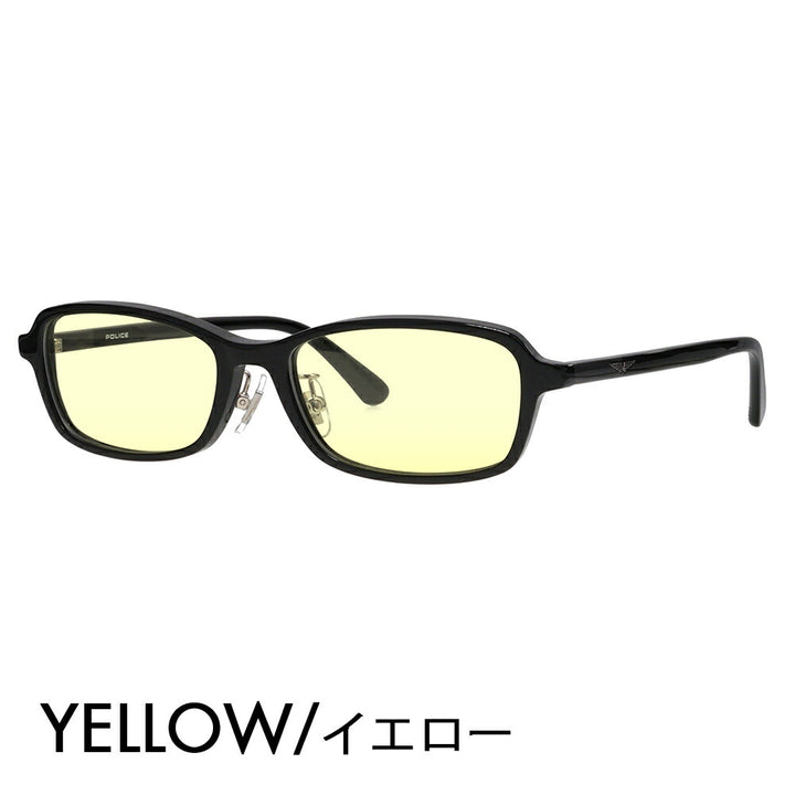 [Authorized Retailer] Police Glasses Frame Sunglasses Color Lens Set VPLP38J 0700 53 POLICE 2024 Model Men's Square Cell Japan Model Fashion Glasses 