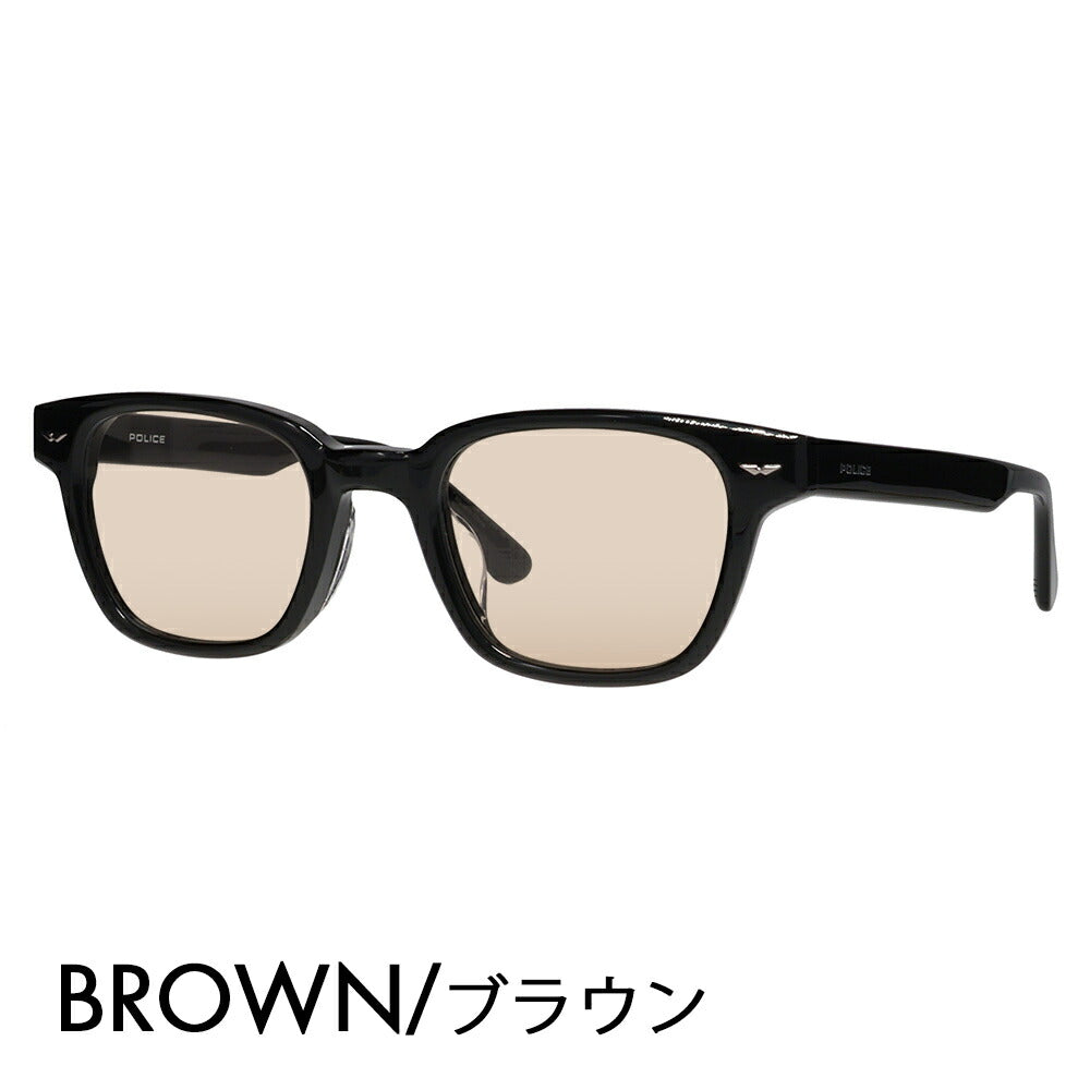 [Authorized Retailer] Police Glasses Frame Sunglasses Color Lens Set VPLP39J 0700 48 POLICE 2024 Model Men's Wellington Classic Cell Japan Model Fashion Glasses 