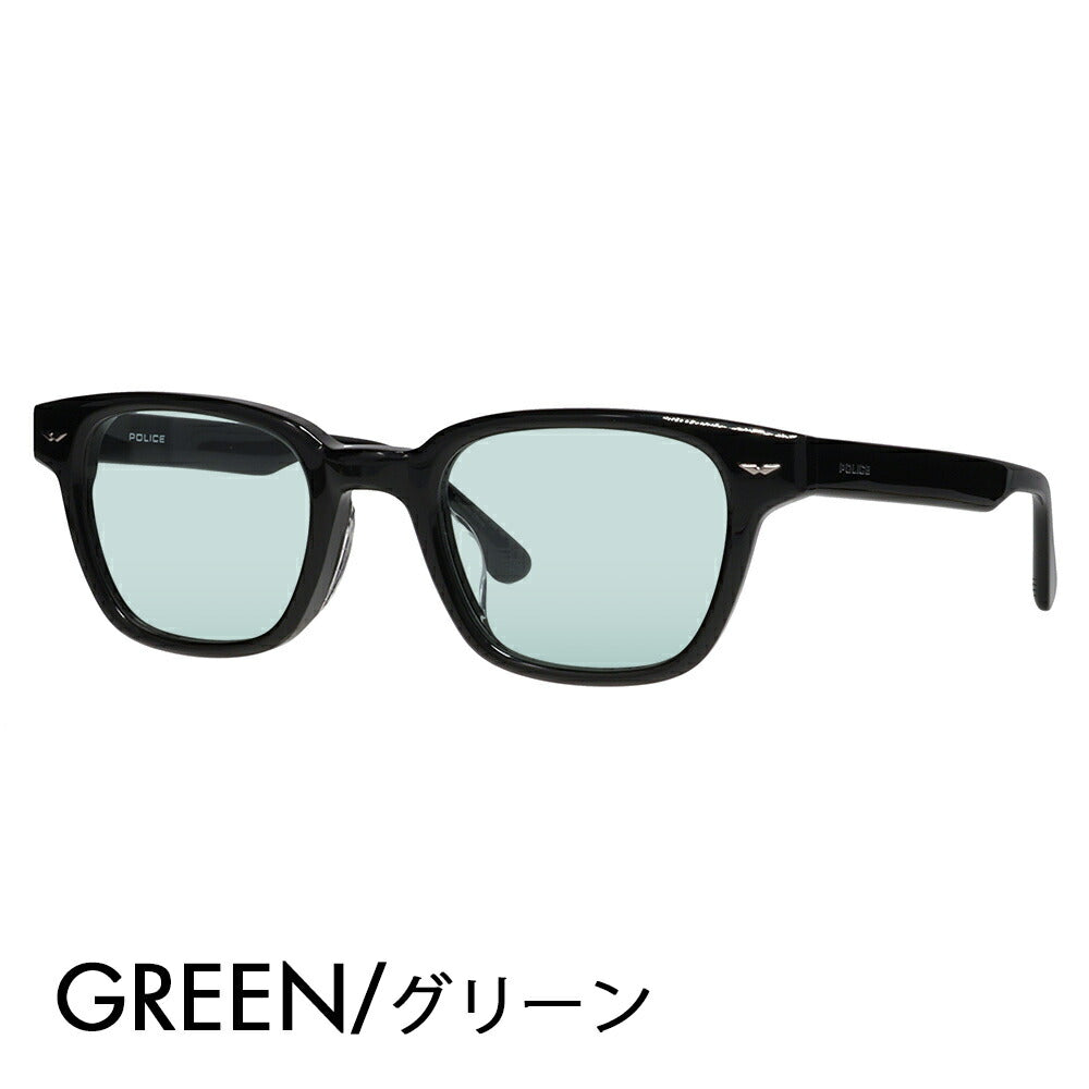 [Authorized Retailer] Police Glasses Frame Sunglasses Color Lens Set VPLP39J 0700 48 POLICE 2024 Model Men's Wellington Classic Cell Japan Model Fashion Glasses 