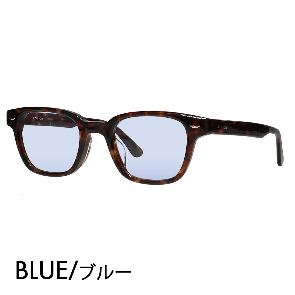 [Authorized Retailer] Police Glasses Frame Sunglasses Color Lens Set VPLP39J 07R5 48 POLICE 2024 Model Men's Wellington Classic Cell Japan Model Fashion Glasses 