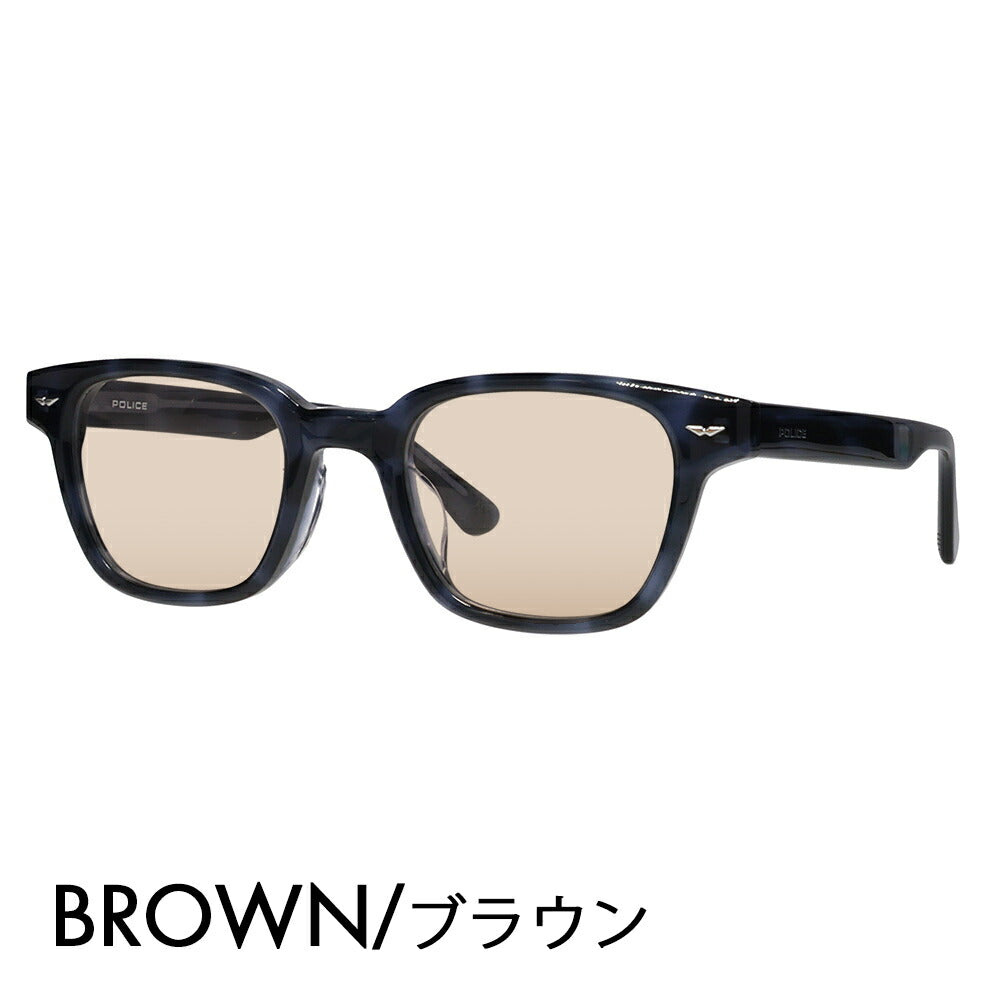 [Authorized Retailer] Police Glasses Frame Sunglasses Color Lens Set VPLP39J 0M00 48 POLICE 2024 Model Men's Wellington Classic Cell Japan Model Fashion Glasses 