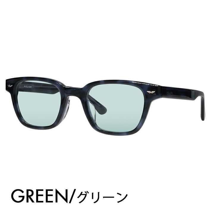 [Authorized Retailer] Police Glasses Frame Sunglasses Color Lens Set VPLP39J 0M00 48 POLICE 2024 Model Men's Wellington Classic Cell Japan Model Fashion Glasses 