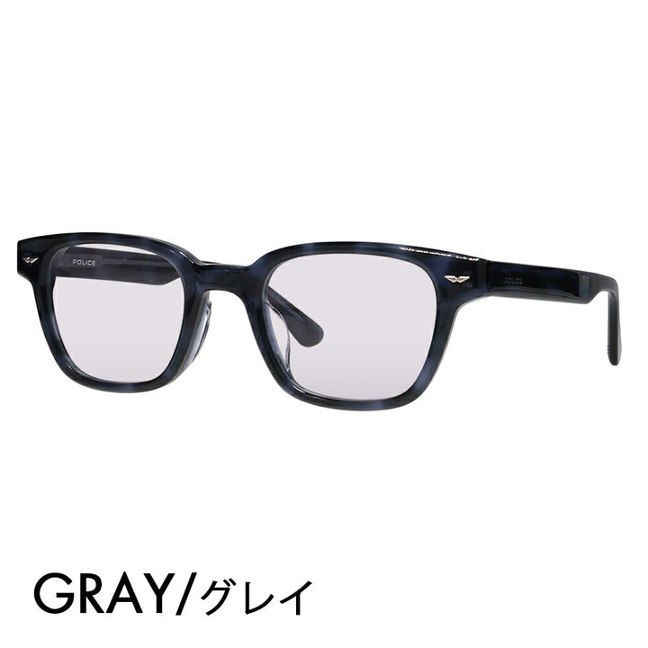 [Authorized Retailer] Police Glasses Frame Sunglasses Color Lens Set VPLP39J 0M00 48 POLICE 2024 Model Men's Wellington Classic Cell Japan Model Fashion Glasses 