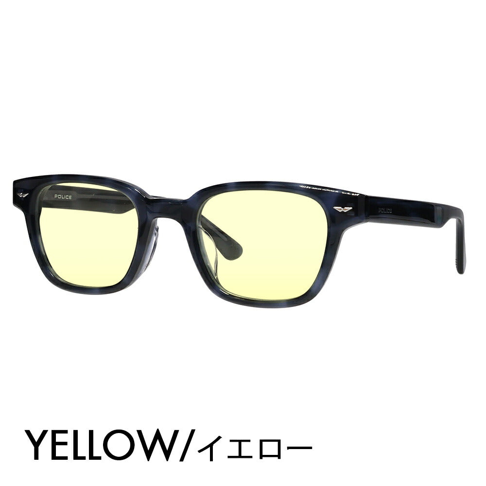 [Authorized Retailer] Police Glasses Frame Sunglasses Color Lens Set VPLP39J 0M00 48 POLICE 2024 Model Men's Wellington Classic Cell Japan Model Fashion Glasses 