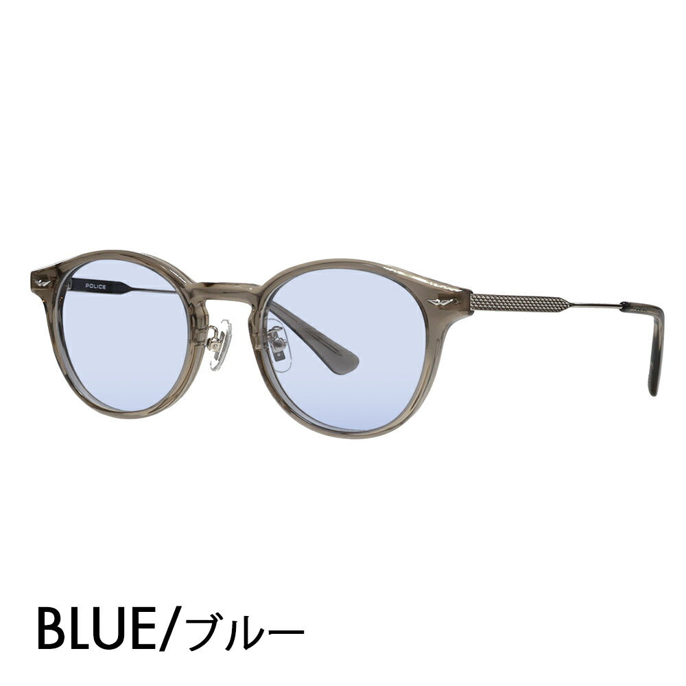 [Authorized Retailer] Police Glasses Frame Sunglasses Color Lens Set VPLP40J 04CK 47 POLICE 2024 Model Men's Boston Classic Combination Cell Japan Model Fashion Glasses 