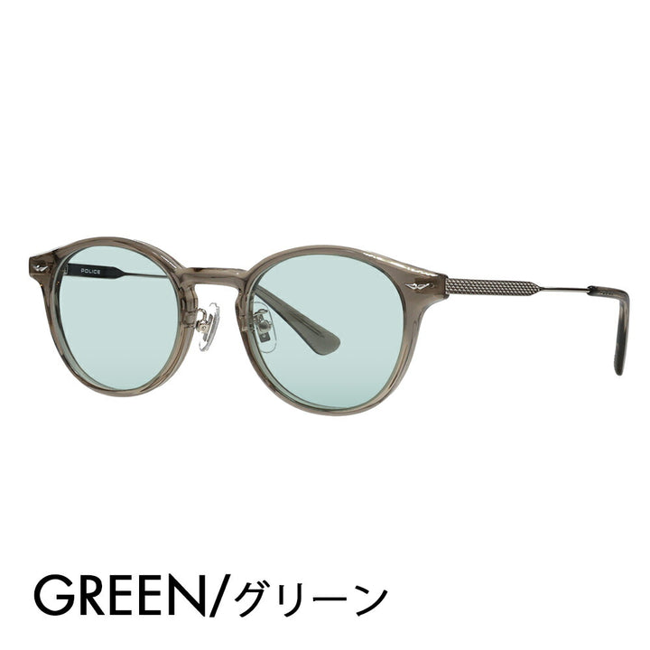 [Authorized Retailer] Police Glasses Frame Sunglasses Color Lens Set VPLP40J 04CK 47 POLICE 2024 Model Men's Boston Classic Combination Cell Japan Model Fashion Glasses 