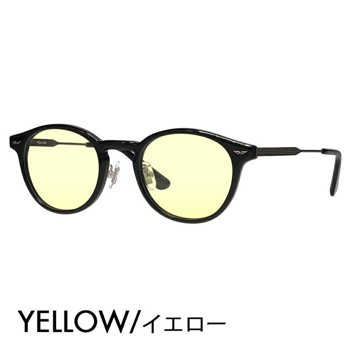 [Authorized Retailer] Police Glasses Frame Sunglasses Color Lens Set VPLP40J 0700 47 POLICE 2024 Model Men's Boston Classic Combination Cell Japan Model Fashion Glasses 