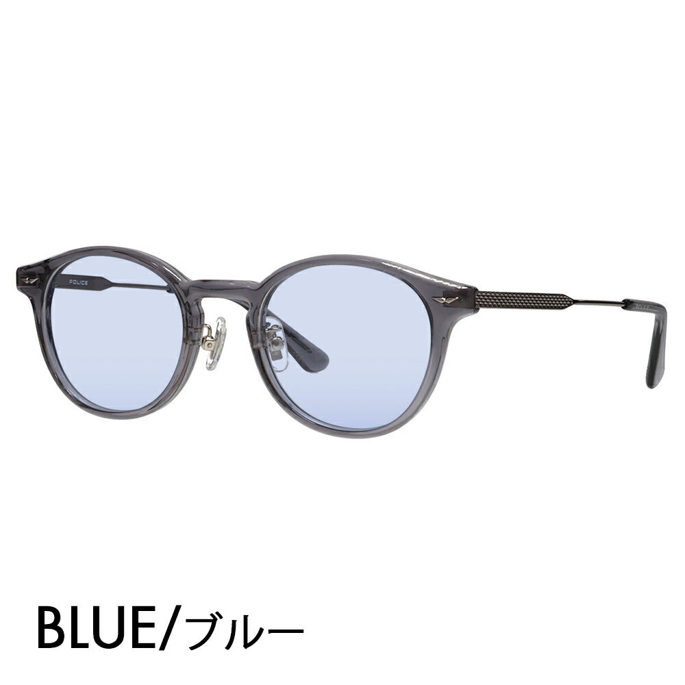 [Authorized Retailer] Police Glasses Frame Sunglasses Color Lens Set VPLP40J 09CL 47 POLICE 2024 Model Men's Boston Classic Combination Cell Japan Model Fashion Glasses 