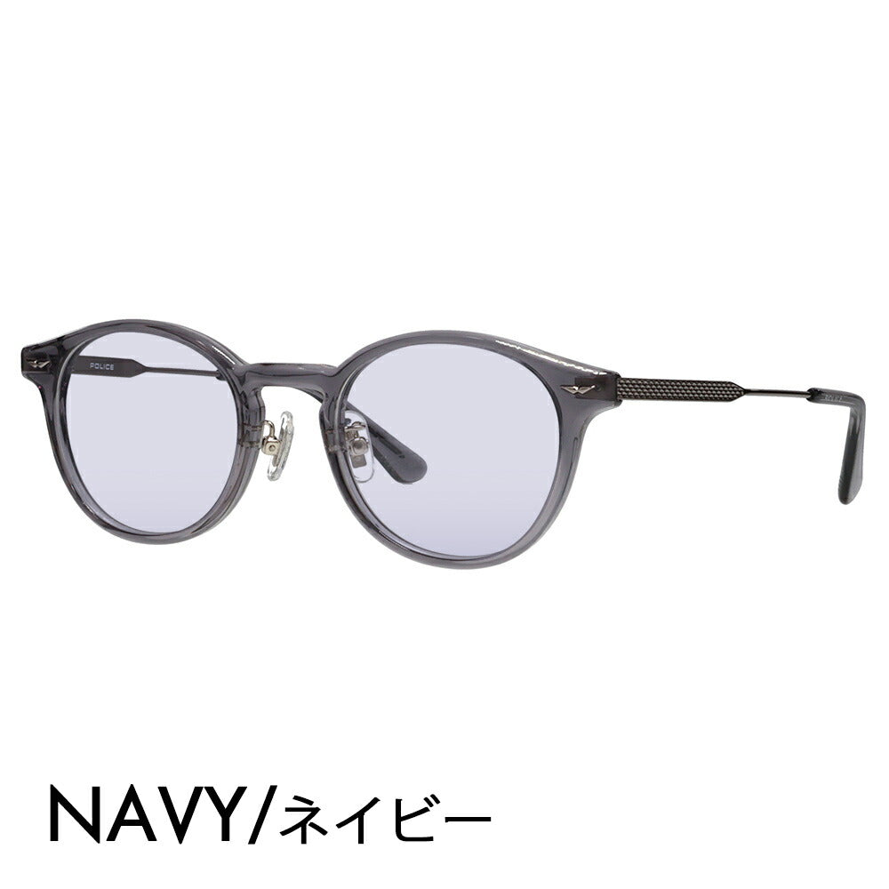 [Authorized Retailer] Police Glasses Frame Sunglasses Color Lens Set VPLP40J 09CL 47 POLICE 2024 Model Men's Boston Classic Combination Cell Japan Model Fashion Glasses 