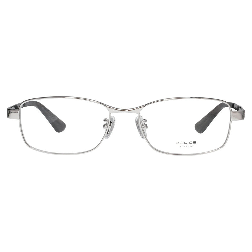 【正規品販売店】ポリス メガネ フレーム サングラス 調光レンズセット ニコン トランジションズGEN S VPLQ50J 0583 54 POLICE メンズ スクエア チタン ジャパンモデル 伊達眼鏡 メガネ
