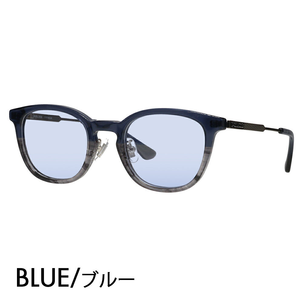 【正规品贩売店】ポrisu メガネ furemu sangurasu kaラーrenzuzetto VPLQ55J 02DW 48 POLICE 2024年 モデル メンズ ボsuton kurashikkuコンビネーションセル日本制造伊达眼镜