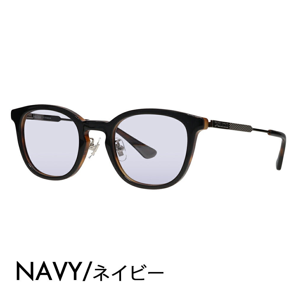 [Authorized Retailer] Police Glasses Frame Sunglasses Color Lens Set VPLQ55J 05GH 48 POLICE 2024 Model Men's Boston Classic Combination Cell Made in Japan Domestic Model Fashion Glasses 